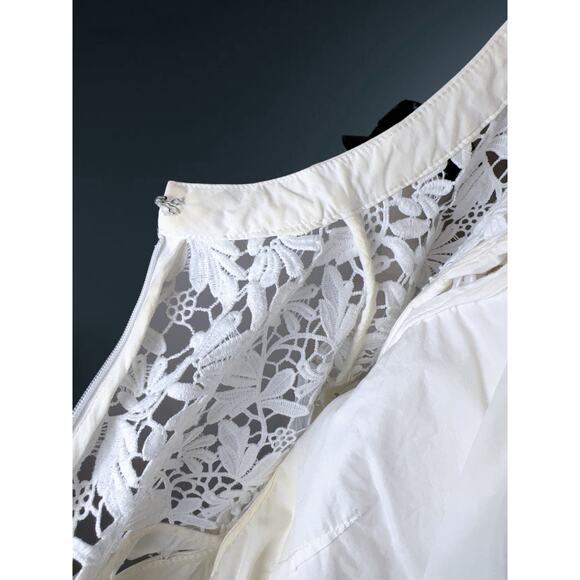 Women's Self-Portrait Hudson Mini Dress (White US2) - Picture 7 of 9